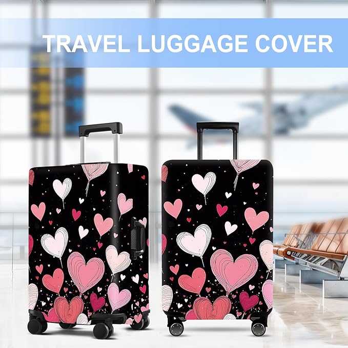 Luggage Cover Washable Suitcase Protector Anti-Scratch, Stretchable Fit - Image 6