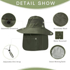 Fishing Hat Breathable Wide Brim Sun Hats - Image 5