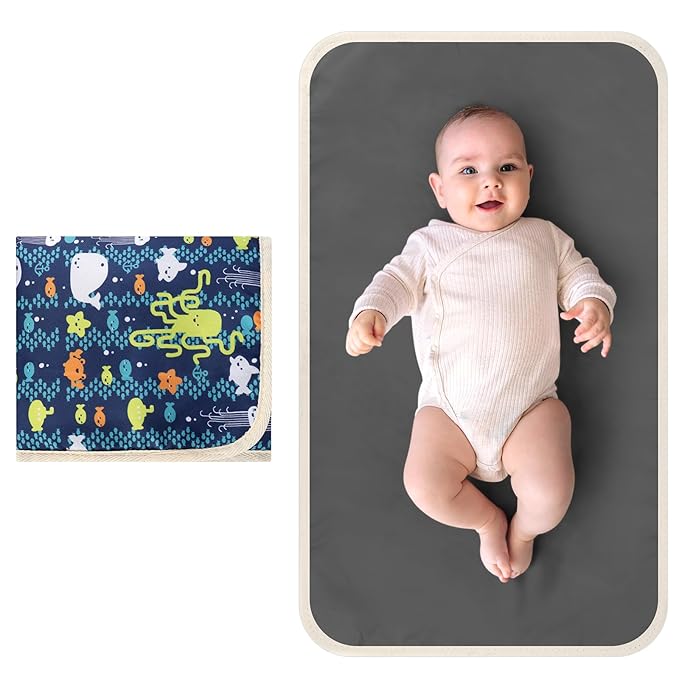 Accmor Portable Diaper Changing Pad, Waterproof Foldable Baby Changing Mat - Image 2
