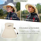 UV 50 Sun Hat for Women Wide Brim - Image 6
