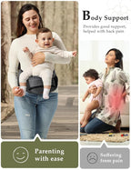 besrey Baby Hip Carrier, Adjustable Waist Belt Carrier, Ergonomic M Position - Image 5