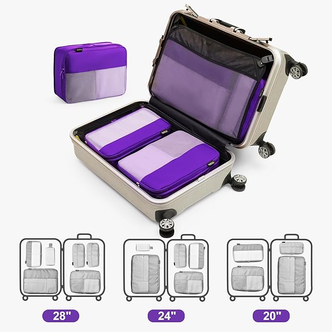 6 Set Compression Packing Cubes - Image 7