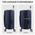 KROSER Hardside Expandable Carry On Luggage 22x14x9 Airline Approved - Image 5