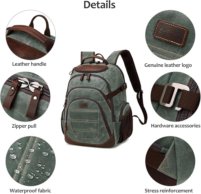 Travel Laptop Backpack 17.3 inch XL Computer Backpack - Image 5
