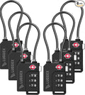 LUGGEX TSA Locks for Luggage, Suitcase Locks TSA Approved, Luggage Locks by LuggeXLUGGAGE