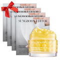 SUNGBOON EDITOR Deep Collagen Boosting Duo : Deep Collagen Mask (4ea) & Power Boosting Capsule Cream, Skincare Gift Sets for Mom