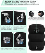 JefDiee Inflatable Travel Foot Rest Pillow, Kids Airplane Bed, Adjustable 3 - Image 6