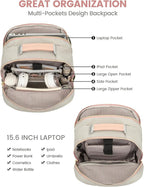 LOVEVOOK Laptop Backpack Purse for Women, Work Travel Computer Bags, College - Image 3