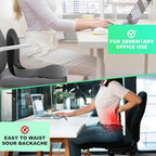Buttocks Cushion for Office Chair Memory Foam Seat Pad for Butt Support - Image 3