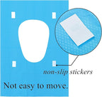 Tebery 100 Pack Toilet Seat Covers Disposable, Individually Wrapped Travel - Image 4