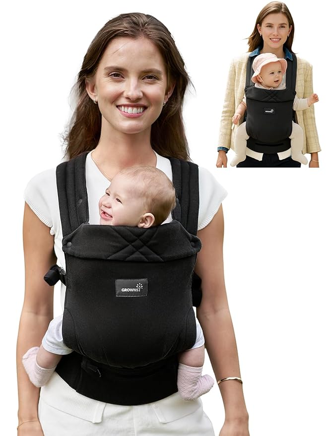 GROWNSY Baby Carrier Newborns to Toddlers, Ergonomic Baby Toddler Carrier by GROWNSY