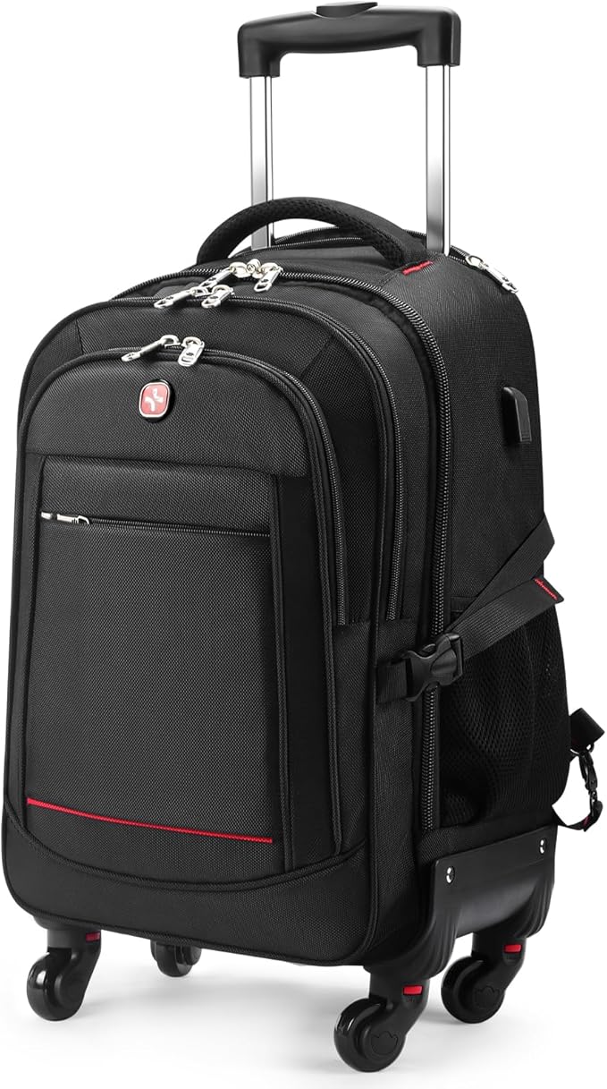 Rolling Backpack with Wheels by STARCLOUD