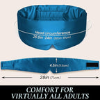 Zenssia Satin Sleep Mask for Women and Men, Lightweight Padded Eye Mask - Image 7