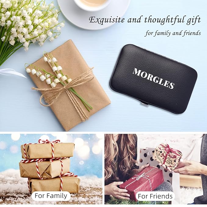 MORGLES Tweezers Set, Professional Nail Clippers and Tweezer Kit - Image 7