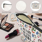 Cute Penguin Makeup Bag Penguin Gifts Penguins Party Favors Stuff Decor Funny Travel Toiletry Bag for Women Best Friends Girls Animal Penguins Lovers Daughter Sister Camping Birthday Christmas