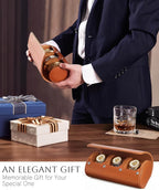 Homde Travel Watch Box Leather: Traveling Case - Image 6