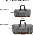 Litvyak Duffle Bag for Travel, 50L Canvas Travel Duffel Bags Overnight Weekend - Image 4
