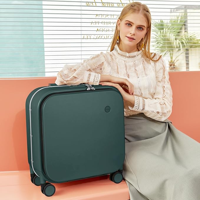 mixi Carry On Luggage, 18” Suitcase - Image 2