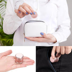 Portable Metal Pill Box Single Waterproof Pill Case - Image 6