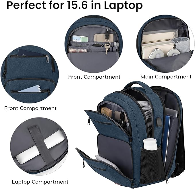 Backpack for Boys Men, School Backpack for Teens Girls, Lightweight Casual High - Image 2