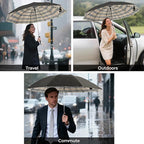 LLanxiry Compact Travel Umbrella, Mini Windproof Umbrellas - Image 8