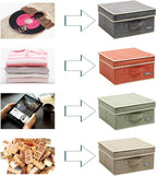YueYue Small 4 Pack Fabric Stroage Box - Image 6