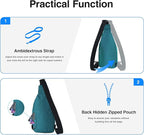 WATERFLY Small Crossbody Sling Backpack Anti Theft Backpack - Image 4