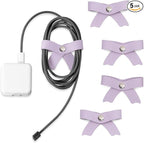 SenseAGE 5 Pack Cord Organizer, Bow Cord Keeper, Cable Organizer USB Holder by SenseAGE