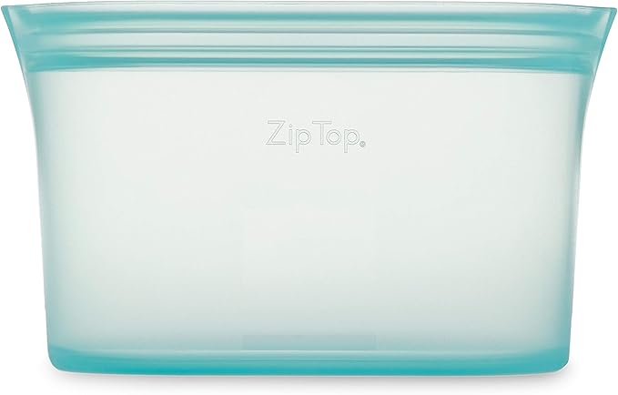 Zip Top Reusable Food Storage Bags | Large Dish | Silicone Meal Prep Container - Image 2
