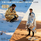 Professional 3-in-1 Survival Kit: Emergency Blanket, 120dB Whistle & - Image 3