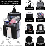 Mesh Shower Caddy, Portable HangingTravel Toiletry Bag Dorm Room Essentials - Image 2