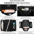 Small Duffel Bag 17 inch Carry On Weekender Bag - Image 4