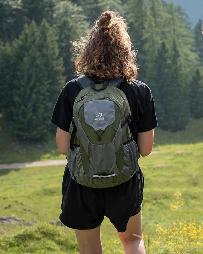 WATERFLY Lightweight Packable Hiking Backpack: 30L Foldable Travel Daypack - Image 7