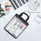Travel Toiletry Bag, Large Transparent Makeup Bag, Waterproof Clear Tote Bag - Image 4