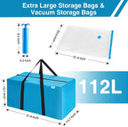 Extra Large Moving Bags Heavy Duty Space Saver Vacuum Storage Bag Vacuum Seal - Image 2