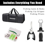 Fishing Pole Combo Set 6.9ft 2PCS Telescopic Fishing Rod and Reel Combo - Image 6