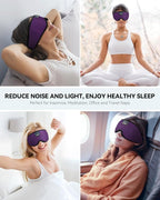 MUSICOZY Sleep Headphones Masks, Sleeping Masks Headphones Wireless Music Mask - Image 7