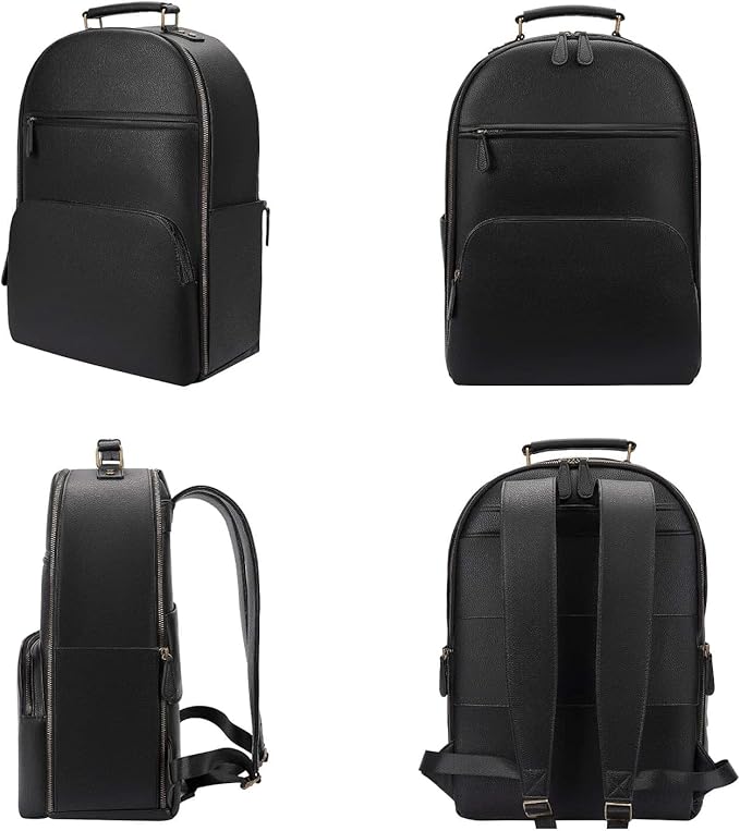 Camera Backpack Classic PU Leather - Image 6