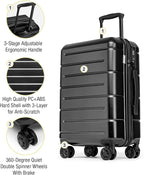KYME Luggage Sets 3 Piece Hardshell 22in/26in/30in Suitcases - Image 4