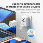 World to US Canada Travel Plug Adapter, Europe/China/Japan/Australia/UK to USA - Image 2