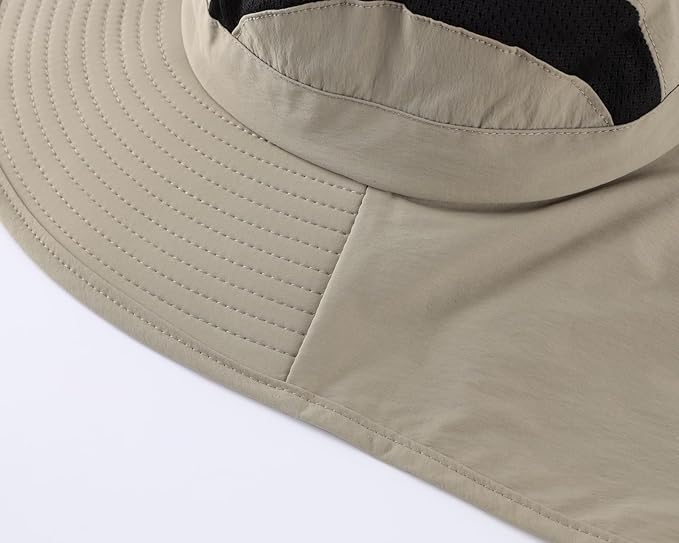 Home Prefer UPF 50+ Sun Hats for Men Women Wide Brim Fishing Hat - Image 9