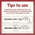Kids Fishing Pole, Telescopic Fishing Rod, Toddler Collapsible Fishing Rod and - Image 6