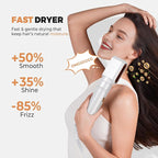 6 in ONE Blow Dryer Brush Ionic Hair Dryer Brush for Women, Hot Air Brush Hair Styling Tools 100-120V, Air Curling Iron Round Brush Blow Dryer 800W
