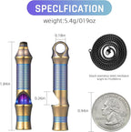 TISUR Titanium Emergency Whistle, EDC Safety Whistles Necklace Loud up to 120db - Image 2