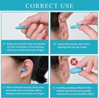 30Pair Soft Foam EarPlugs, 32dB Disposable Sound Blocking Noise Cancelling Ear - Image 2