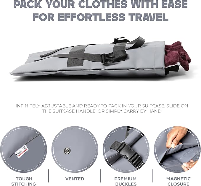 Versatile Water-resistant Shoe & Gym Bag – Travel-Ready, Washable TPU Storage - Image 3