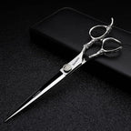 6/7/8 inch Personalized Rose Print Hair Clipper Set (Scissors Set) (7 inch-3pc-A)