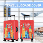 Luggage Cover Washable Suitcase Protector Anti-Scratch, Stretchable Fit - Image 6