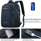 Backpack for Men Women, School Backpacks for Teen Boys, Business Anti Theft - Image 4