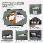 Travel Duffel Bag, Sports Tote Gym Bag, Shoulder Weekender Overnight Bag - Image 5